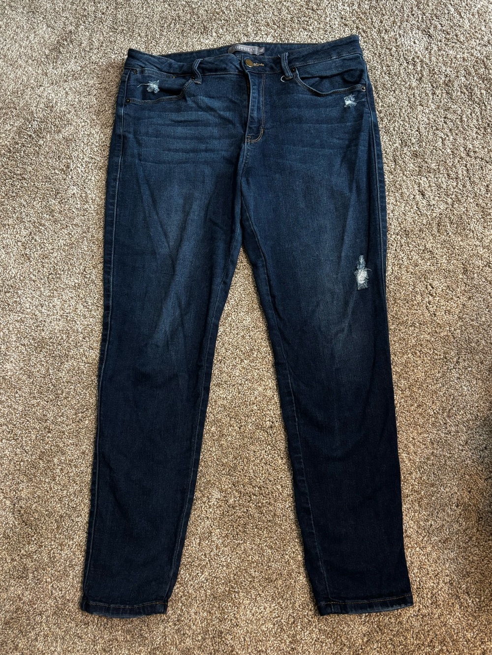 Just USA women’s  Slim Fit Dark Blue Jeans
